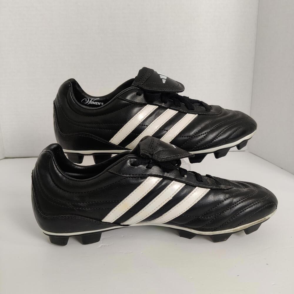 Adidas Women's Soccer Cleats Size US 8 Black White Athletic
